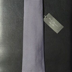 Daniel Cremieux Silver Geometric Tie